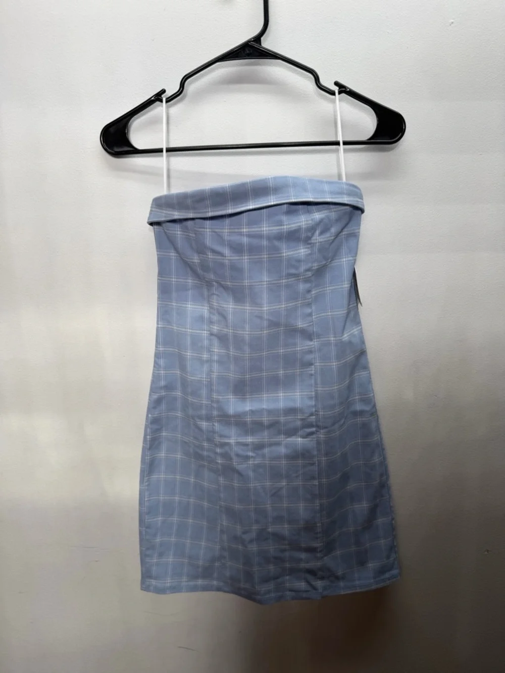 altar'd state light blue dress Altar'd State Sofia Strapless Midi Dress NWT – Our Sunshine Boutique main image 0